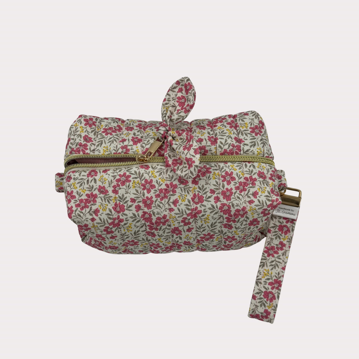 JL Creations Custom Boxed Makeup Bags- Blush Blossom