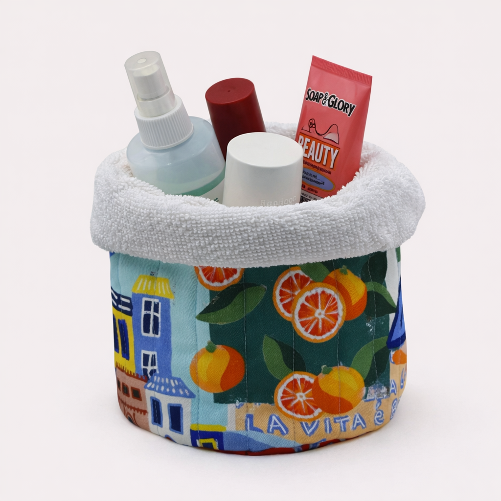 Fabric Vanity Storage Baskets - Ciao Bella