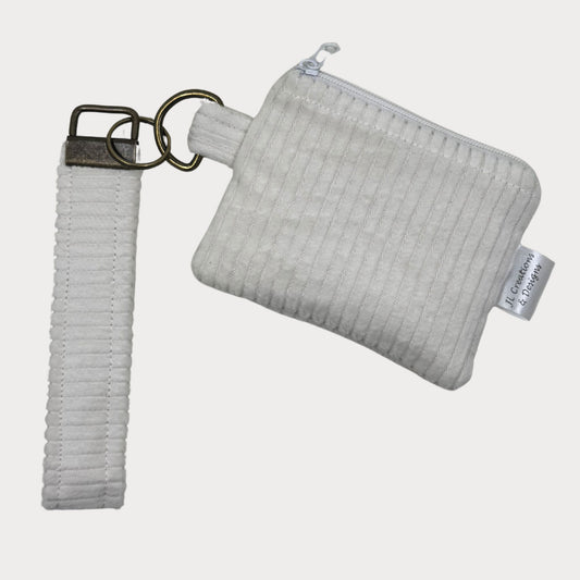 Coin Purse - Classic White Waffle