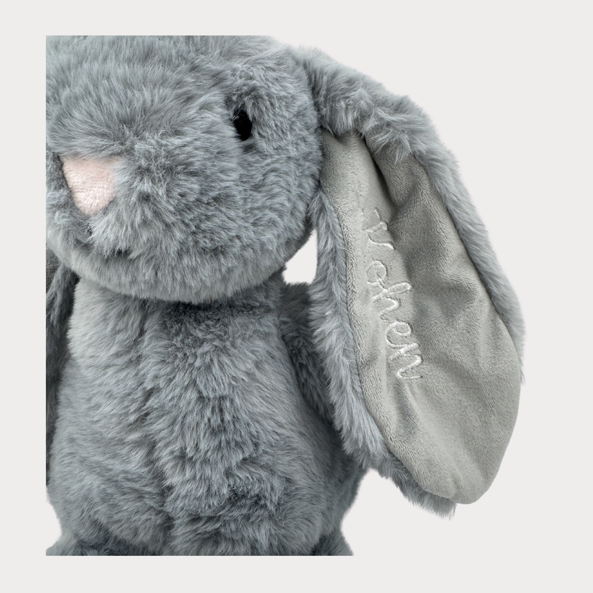 Personalised Embroidered Plush  Bunny