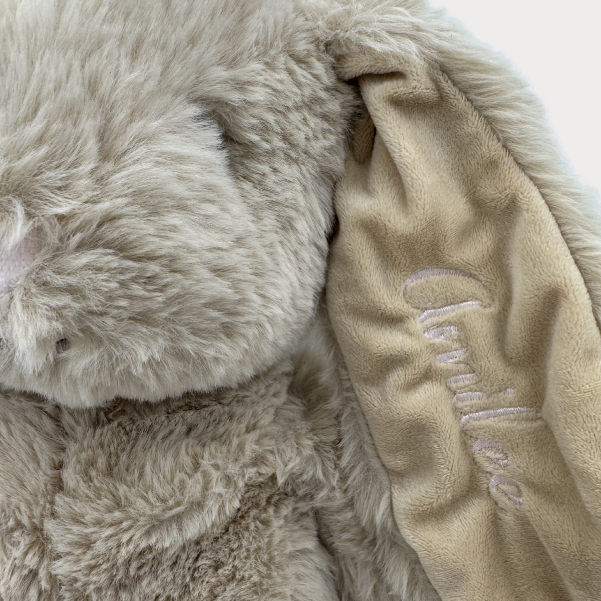 Personalised Embroidered Plush  Bunny