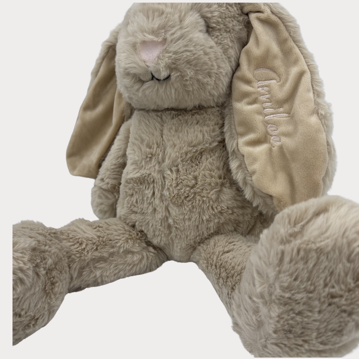 Personalised Embroidered Plush  Bunny