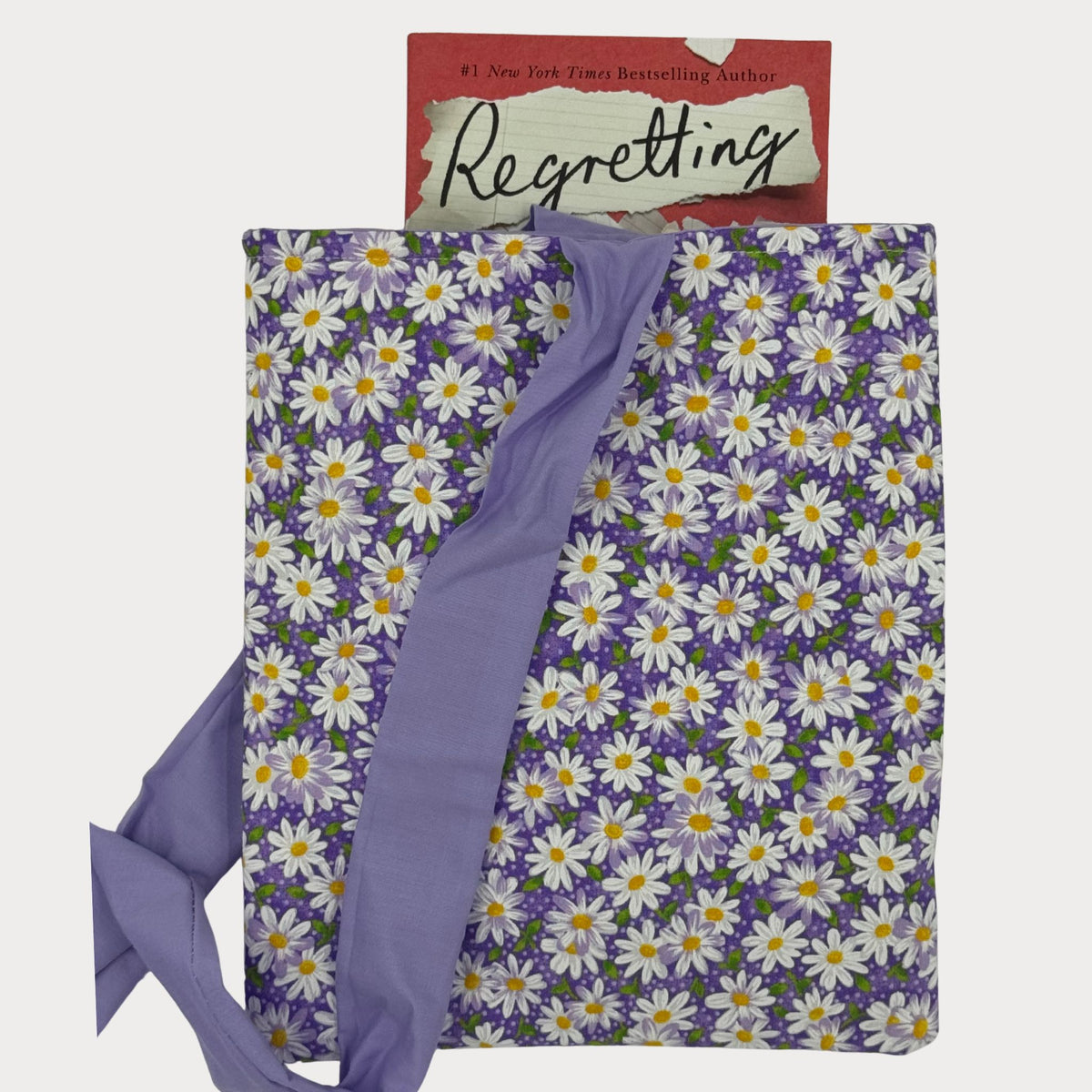 Book & Device Pouches- Purple Daisy