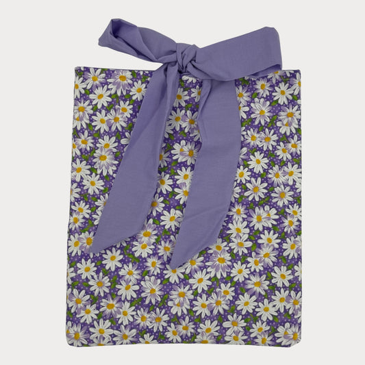 Book & Device Pouches- Purple Daisy