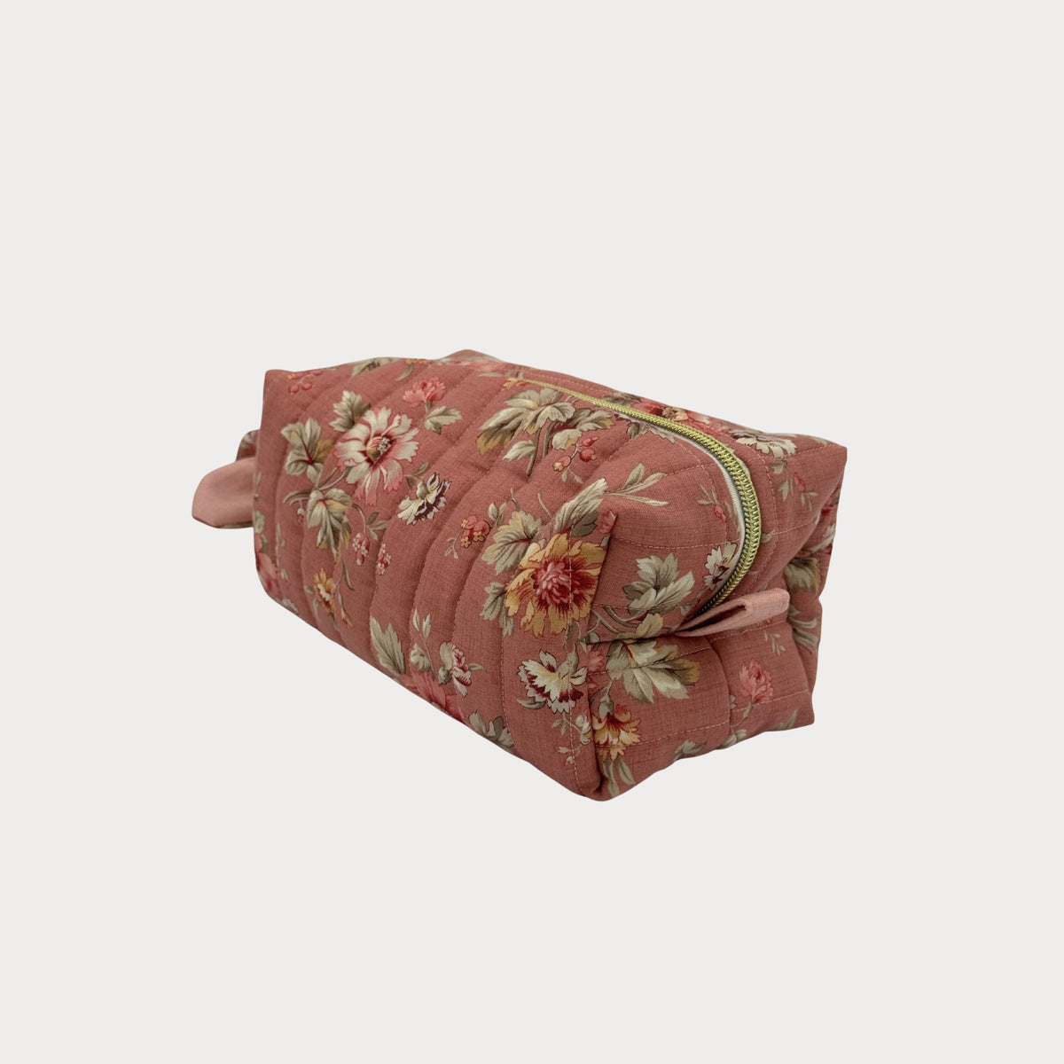 JL Creations Custom Boxed Makeup Bags- Blush Posy Bloom