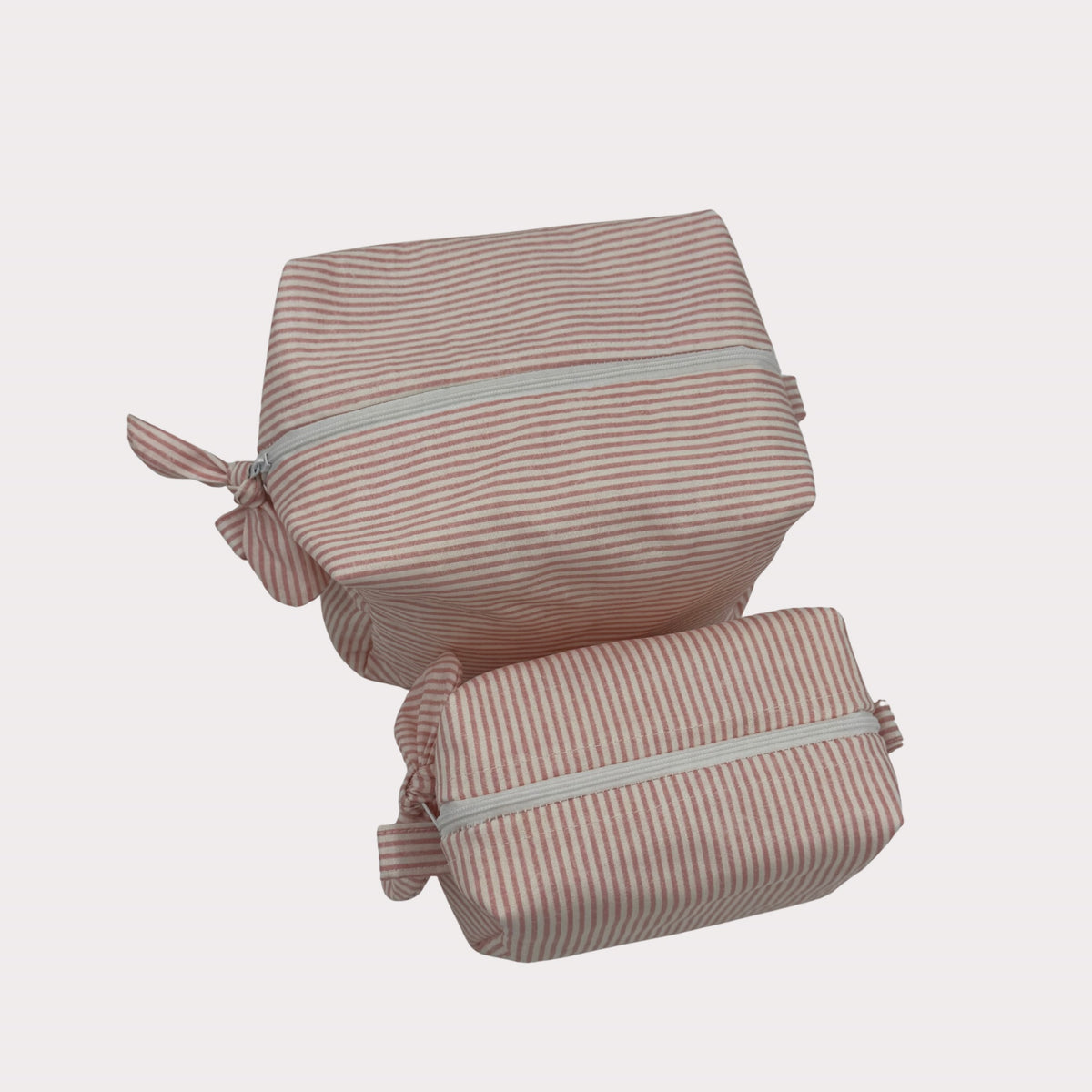 Boxed Makeup Bags (Carry-All) - La Vie En Rose Stripe Pink