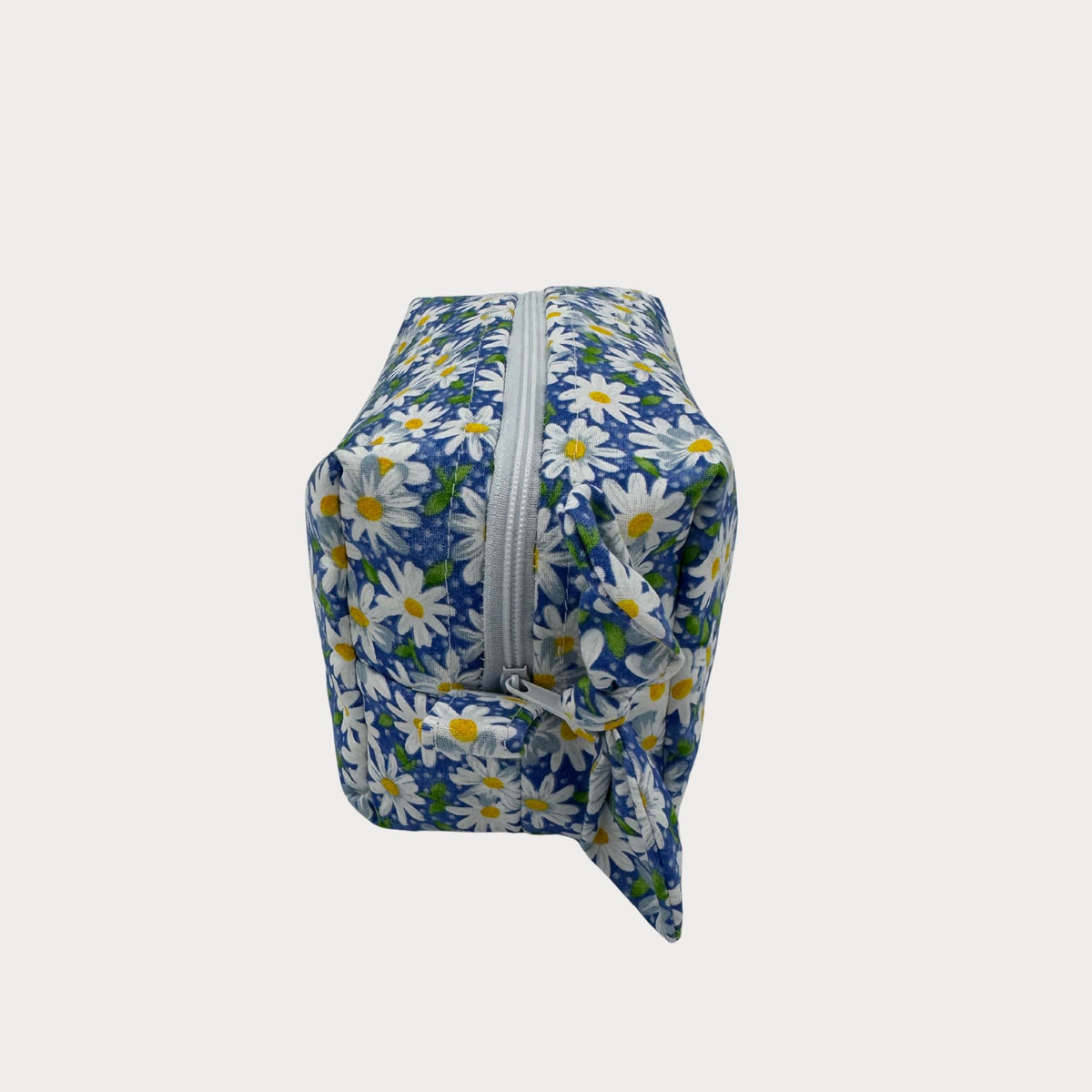 Boxed Makeup Bags (Carry-All) - Blue Daisy