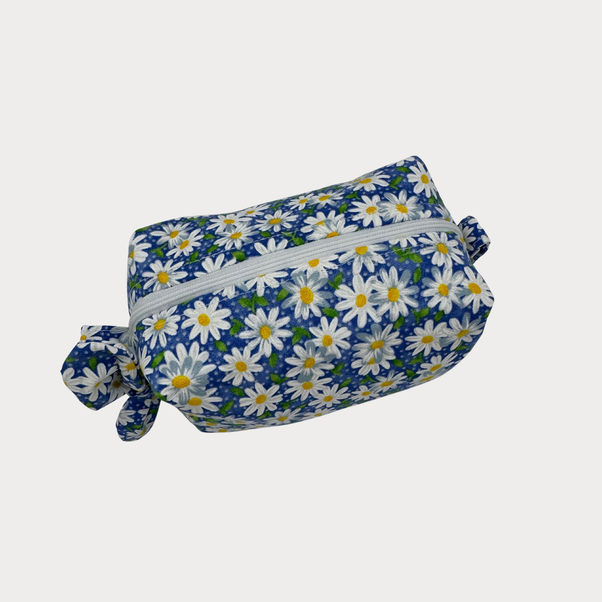 Boxed Makeup Bags (Carry-All) - Blue Daisy