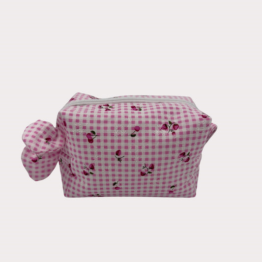 Boxed Makeup Bags (Carry-All)- Honeyfields Strawberry Pink