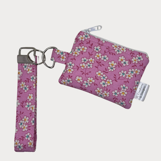 Coin Purse - Pink Daisy