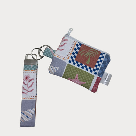 Coin Purse - Tropical Tiles
