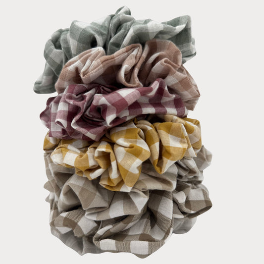 Scrunchies- Gingham Collection