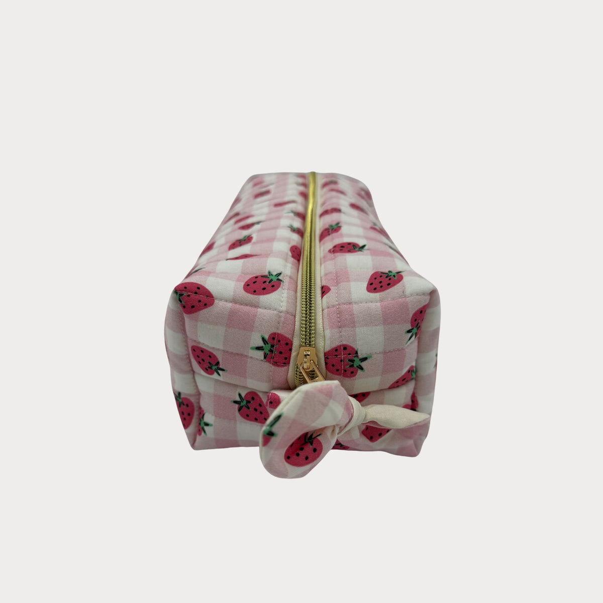 Hair Tool Bag - Strawberry Check