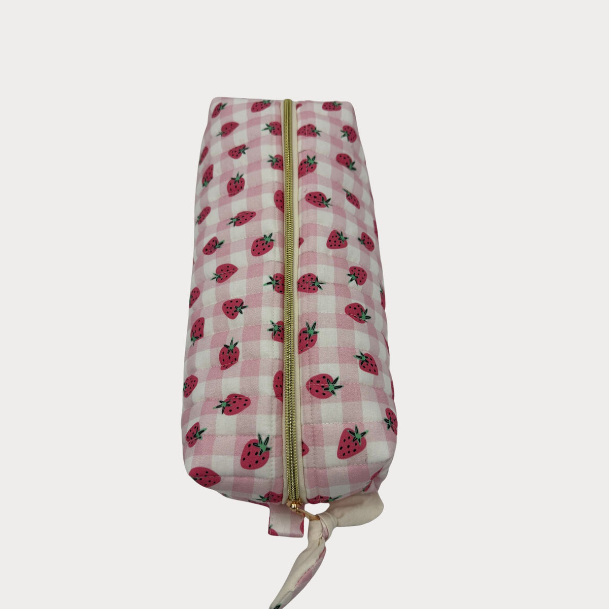 Hair Tool Bag - Strawberry Check