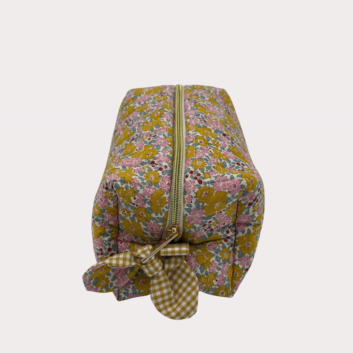 JL Creations Custom Boxed Makeup Bags- Harper Yellow