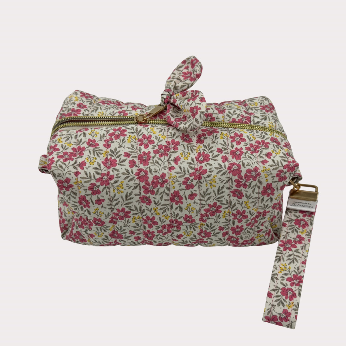 JL Creations Custom Boxed Makeup Bags- Blush Blossom