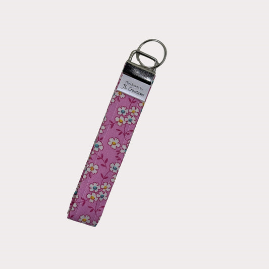 Key Fobs - Pink Daisy