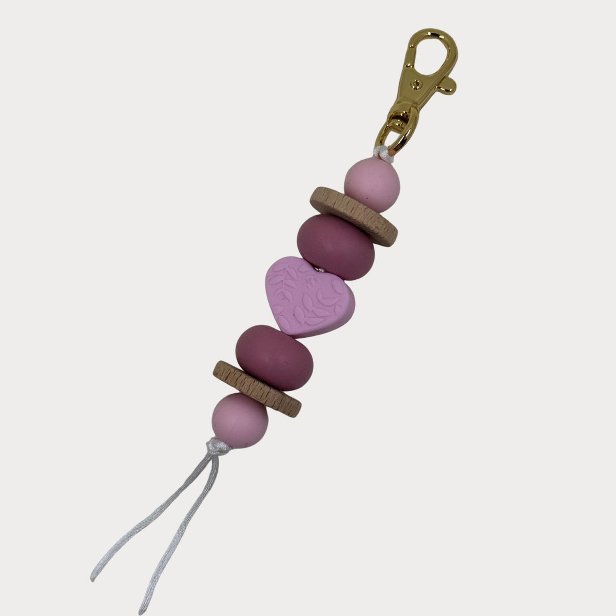 Love Heart Beaded Keyrings