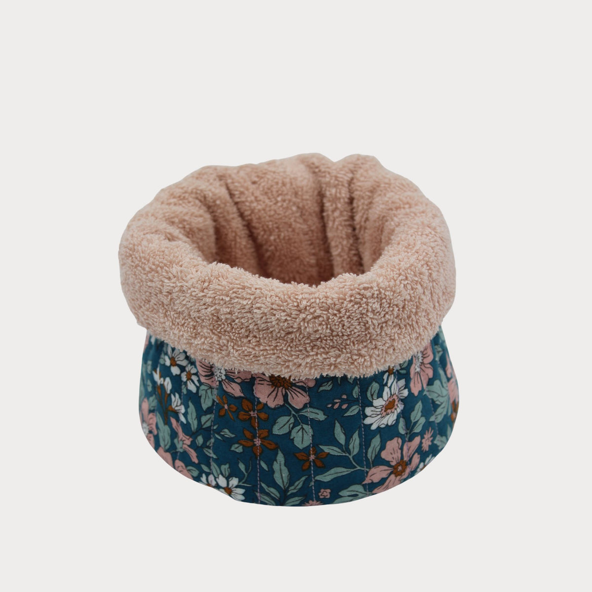 Fabric Vanity Storage Baskets - Bluebell Garden
